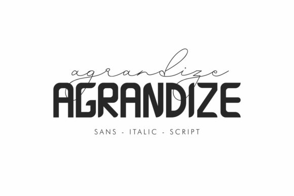 Agrandize: Mastering the Duo Font for Modern Design