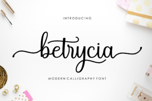 Betrycia: A Modern Calligraphy Script for Creative Projects
