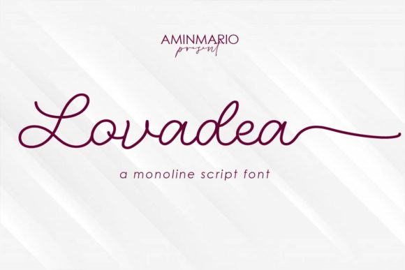 Exploring Lovadea: A Script Font with Natural Charm