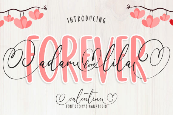 Forever Adam Lila Duo: A Font Pairing for Romantic Branding