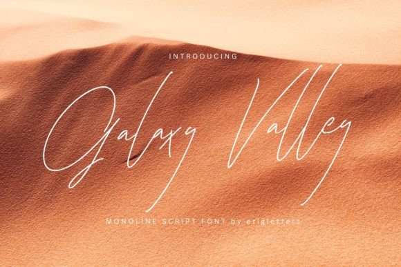Galaxy Valley: Elevating Your Designs with Elegant Script