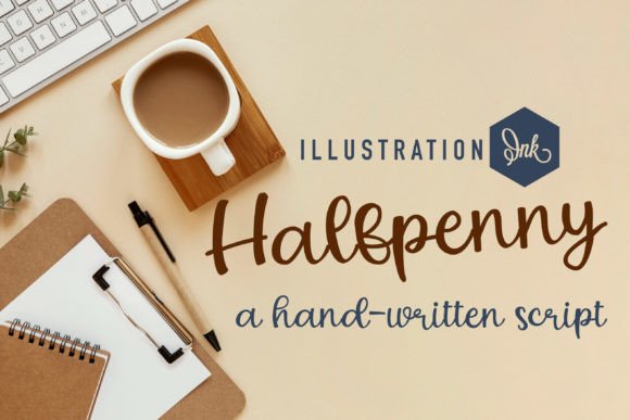 Halfpenny: A Casual Script with Serious Design Power