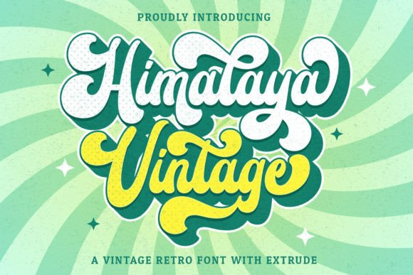 Himalaya Vintage: A Script Font with Playful Character