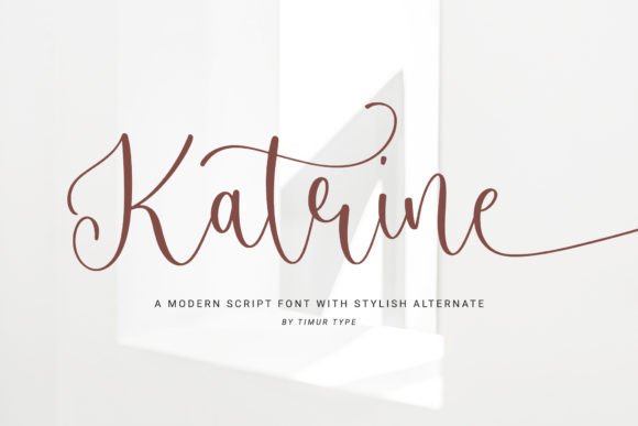 Katrine: A Modern Script Font for Warm, Inviting Branding