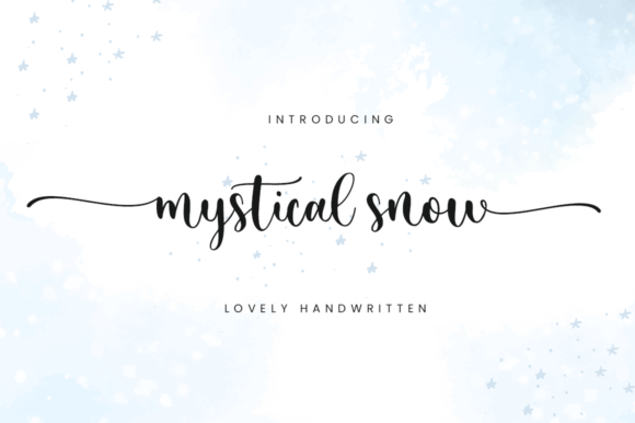 Mystical Snow: A Modern Script for Elegant Design