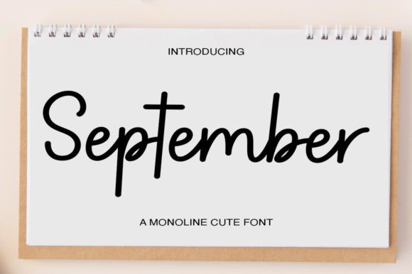 September: A Script Font That Balances Elegance with Usability