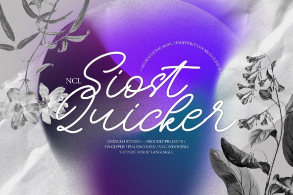 Siost Quicker: A Modern Script for Standout Designs