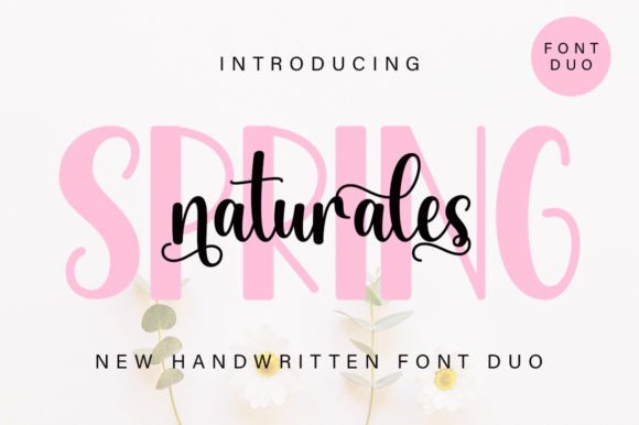 Spring Naturales Duo: A Font for Romantic, Modern Design
