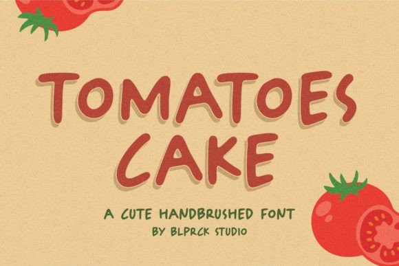 Tomatoes Cake: A Fresh Take on Modern Script Typography