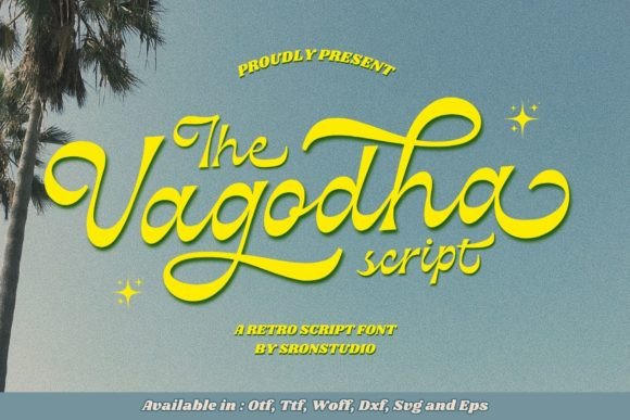 Vagodha: The Retro Reverse Contrast Script