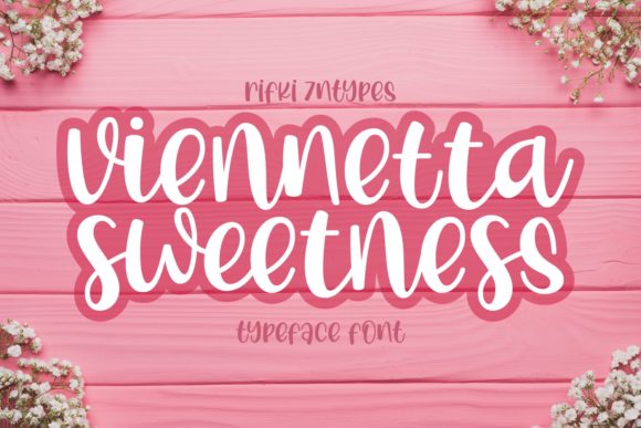 Viennetta Sweetness: A Whimsical Script for Lively Designs